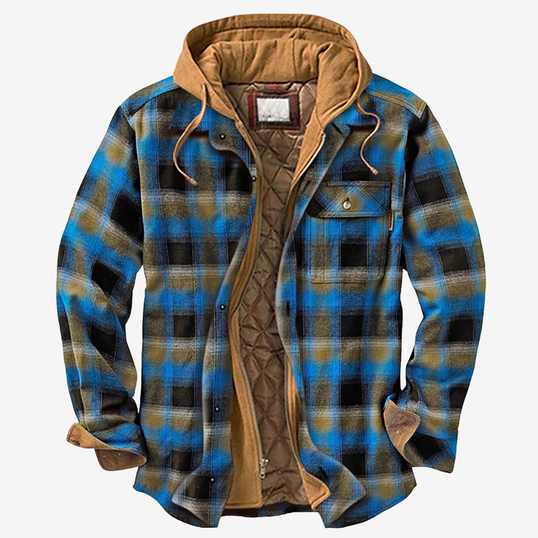 Herren Herbstjacke im eleganten Karomuster