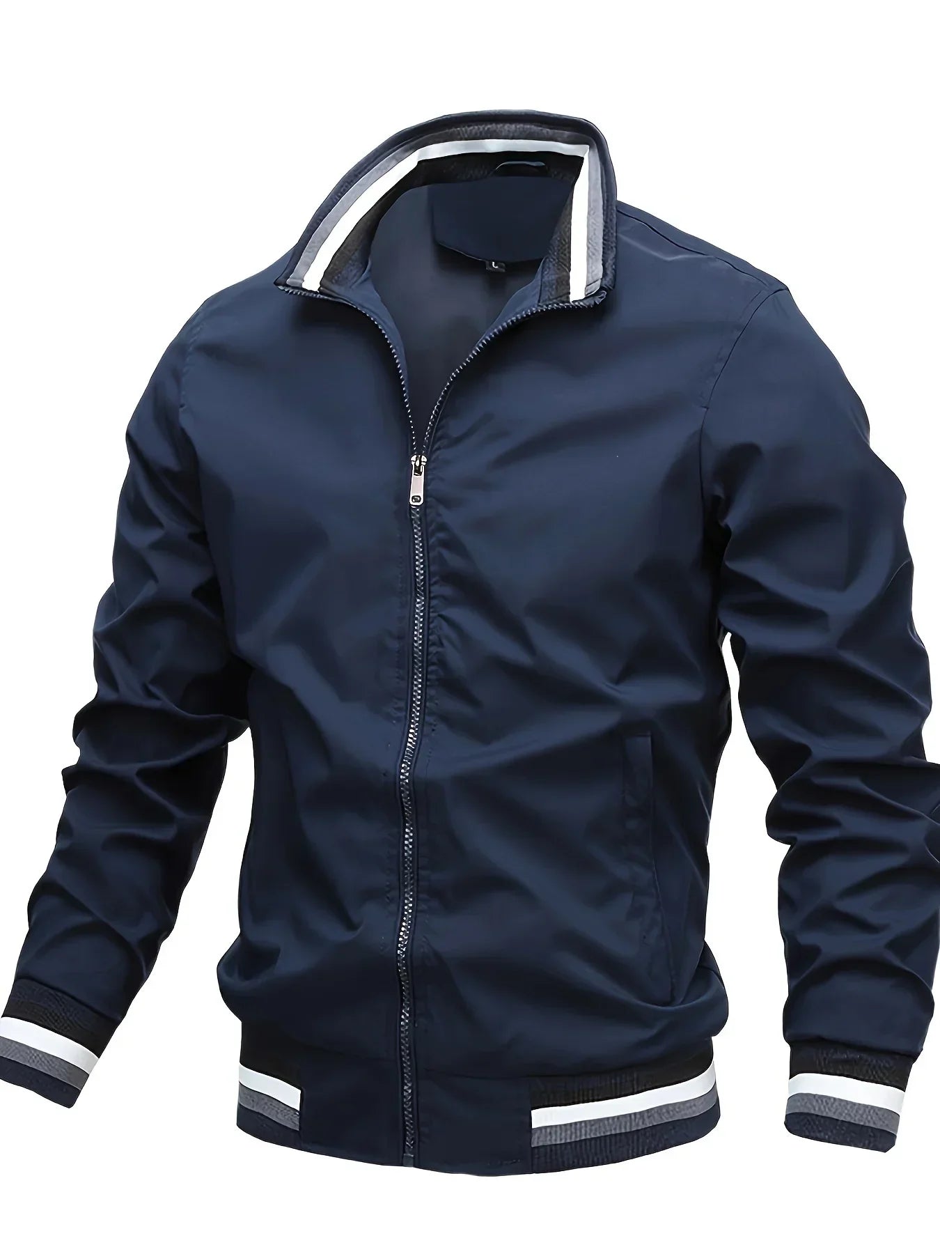 Sportliche und vielseitige Herren Übergangsjacke mit Kragen
