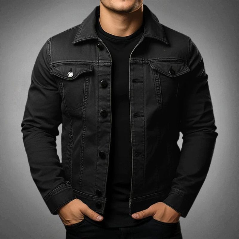 Moderne Herren-Denimjacke Cris