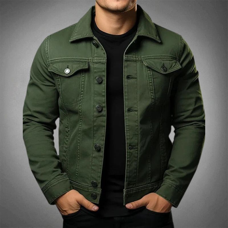 Moderne Herren-Denimjacke Cris