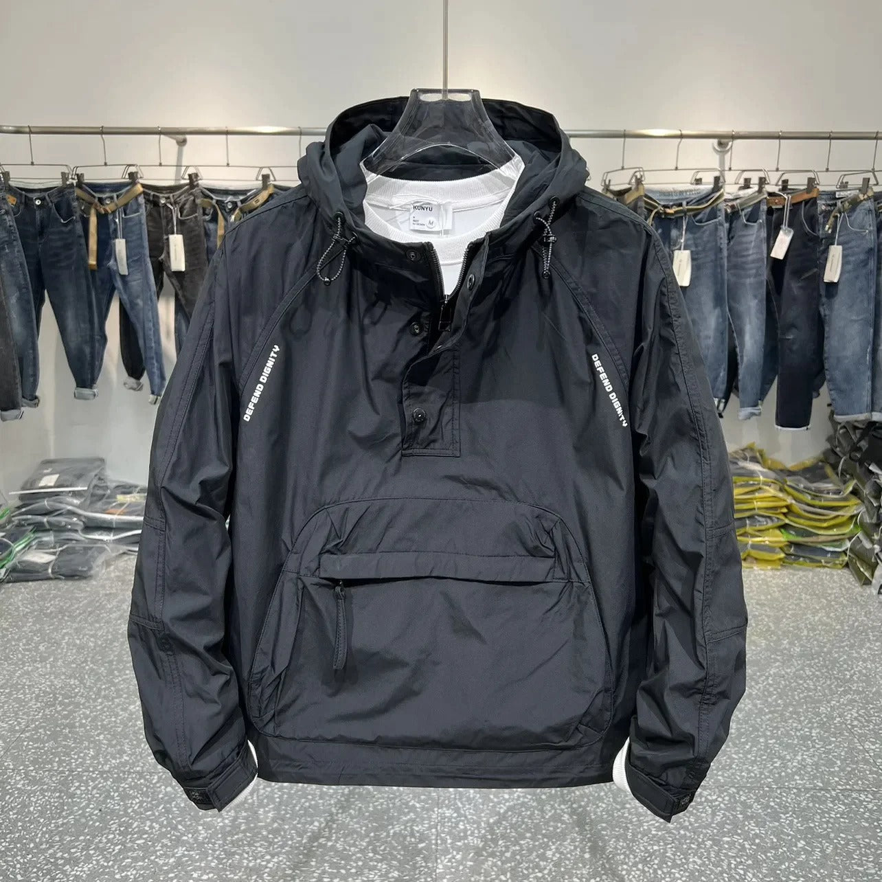 Männer-Anorak mit Kapuze – Modell Cullen