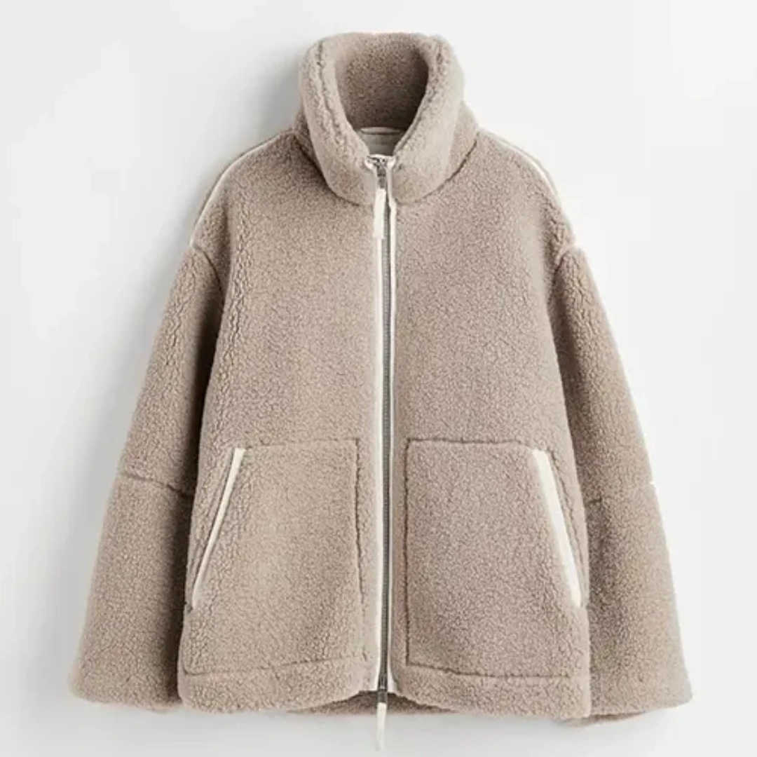 Stilzeits | Cozy Loose-Fit Jacket High Collar
