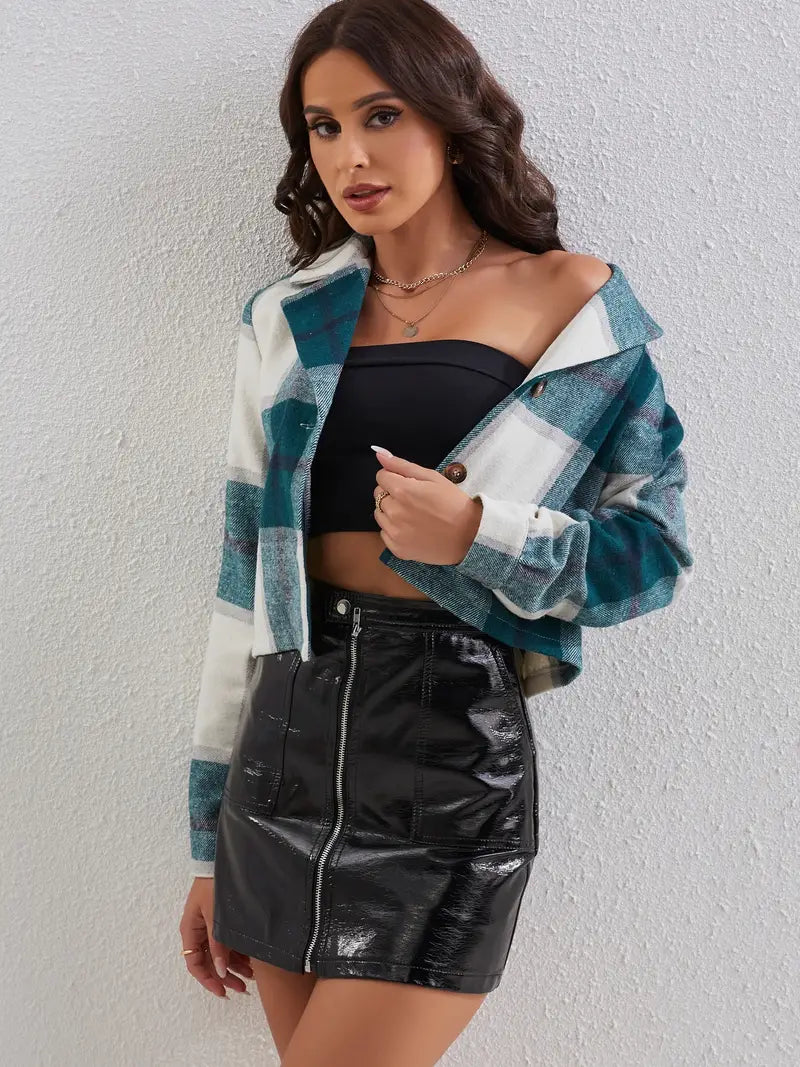 Blazer mit langen Ärmeln und Revers