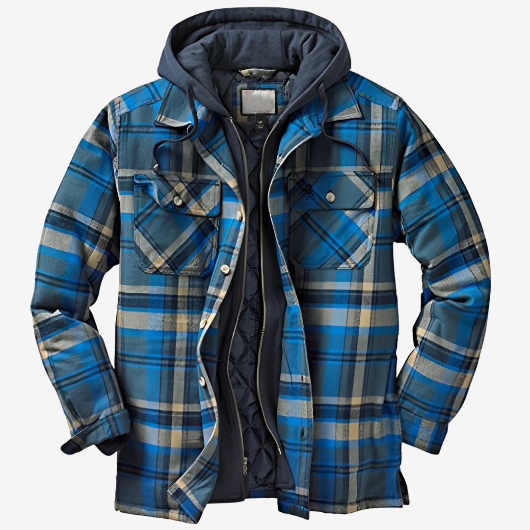 Herren Herbstjacke im eleganten Karomuster