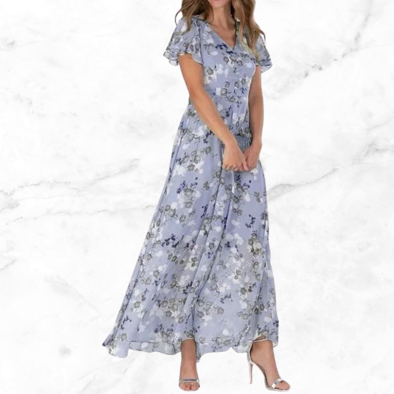 Enora Vintage Flower Dress
