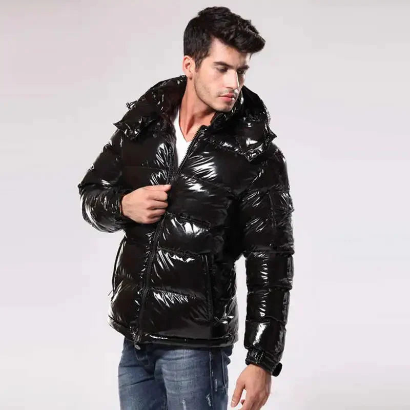 Winterjacke für Herren mit abnehmbarer Kapuze – Modell Ervin