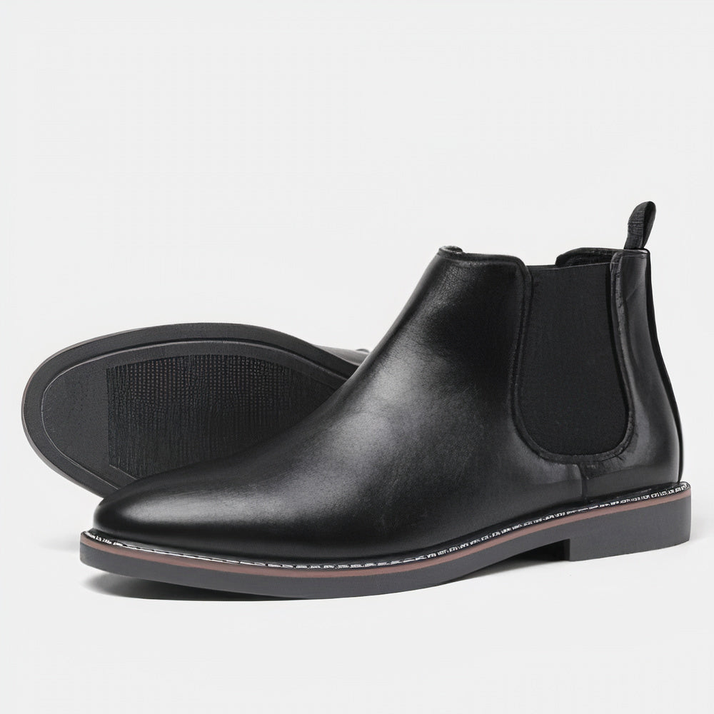 Herren Chelsea Boots aus Leder - Gerno