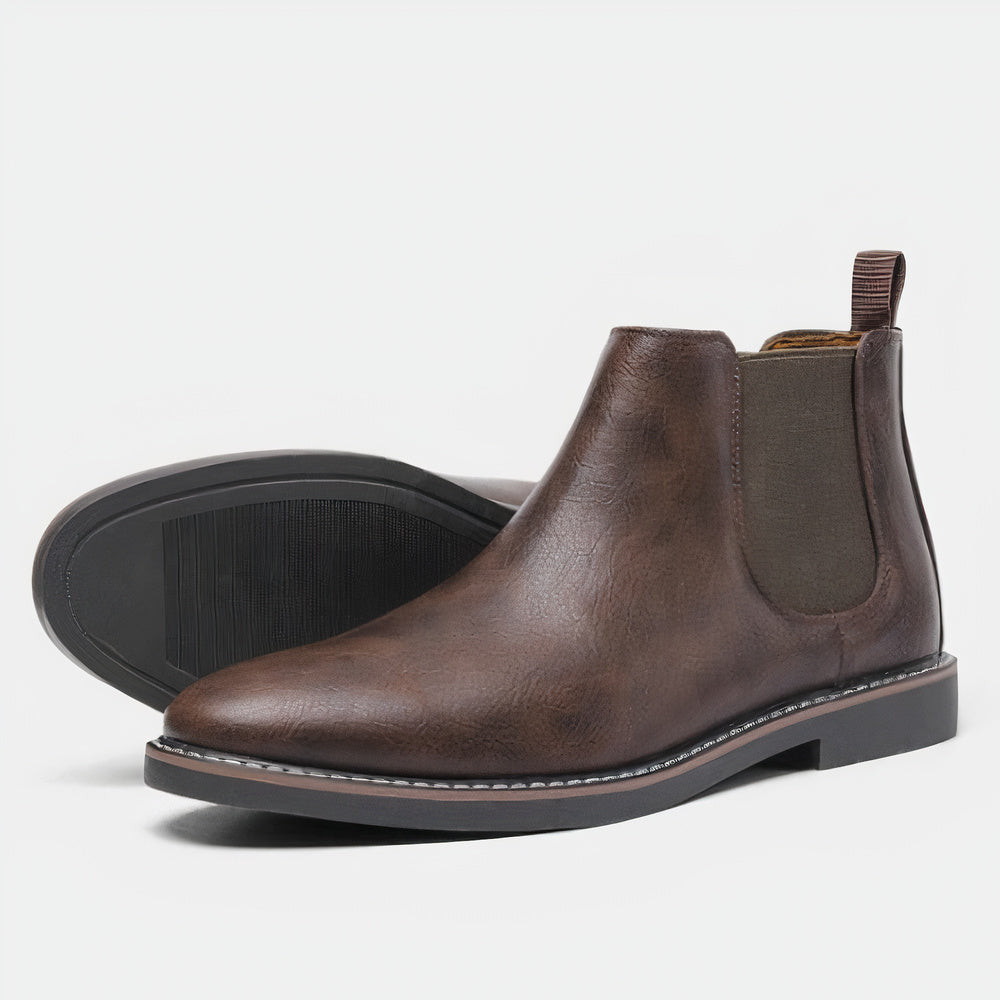 Herren Chelsea Boots aus Leder - Gerno