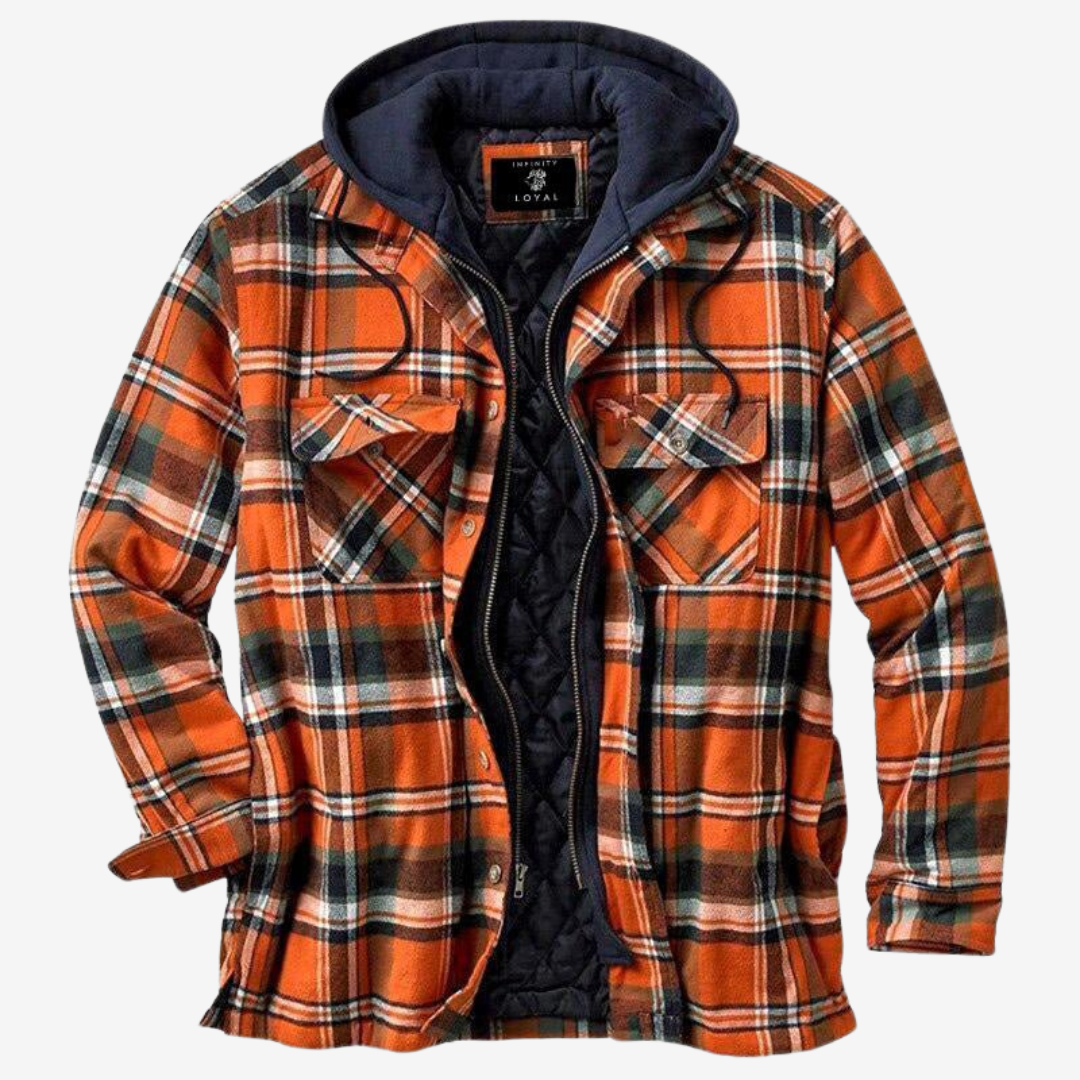 Herren Herbstjacke im eleganten Karomuster