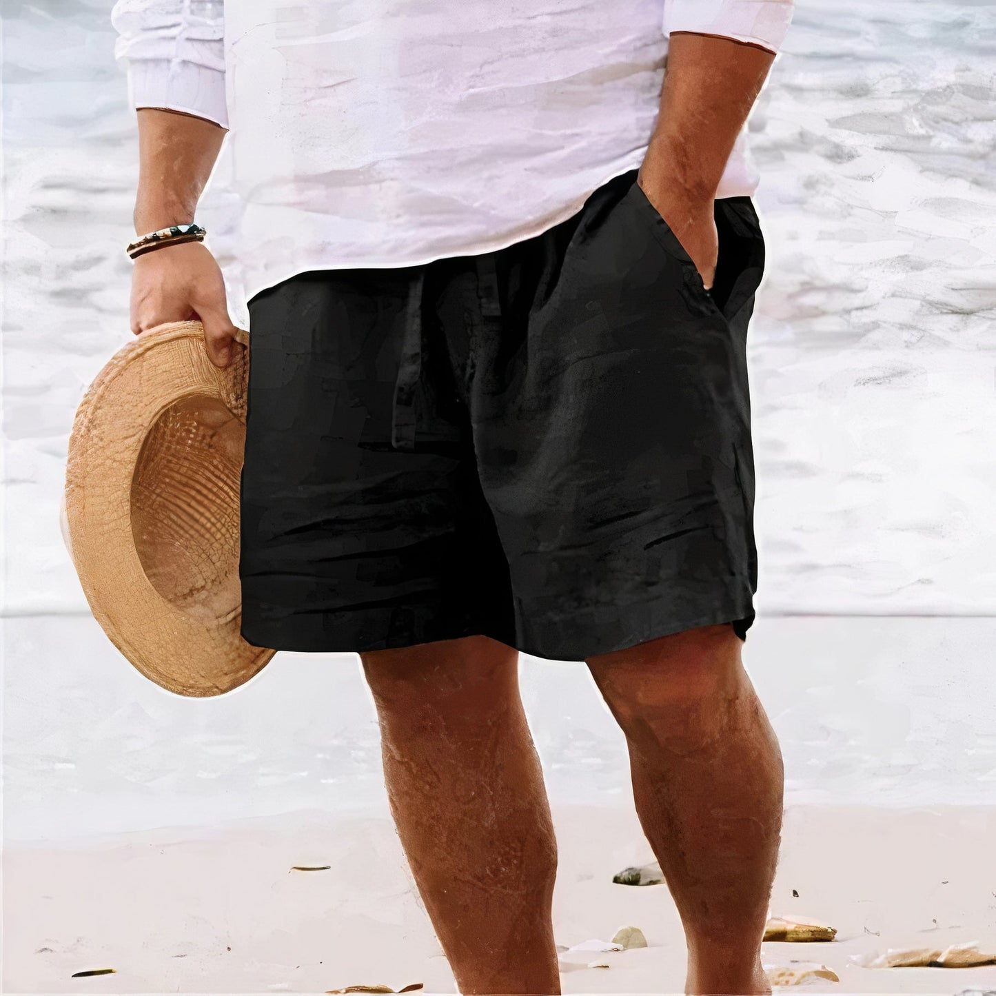 Günther Atmungsaktive Shorts aus Leinen