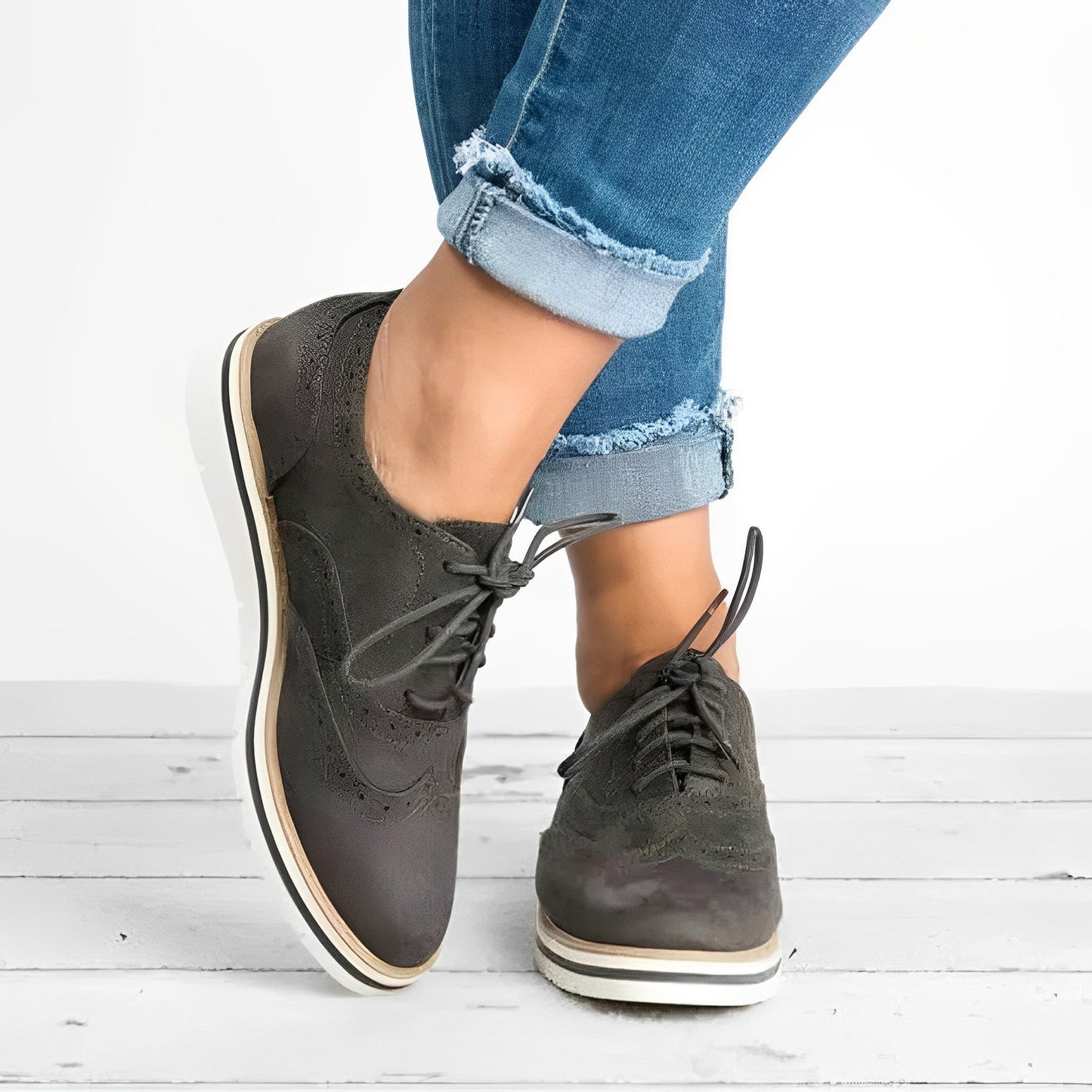 Sloane Oxford Schnürschuhe mit Aussparung