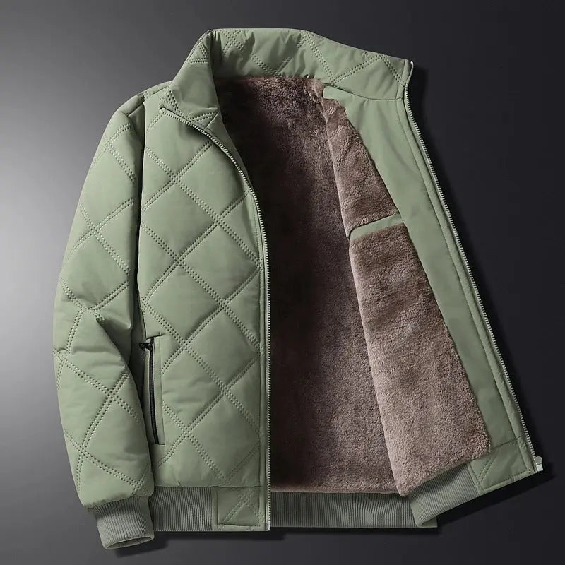 Herren Winterjacke mit winddichtem Fleecefutter
