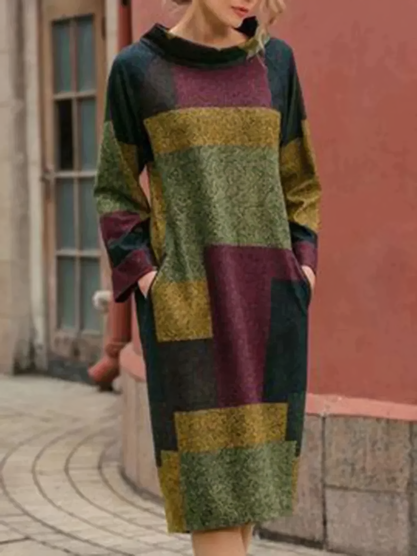 Ivanka Vintage Patchwork Dress