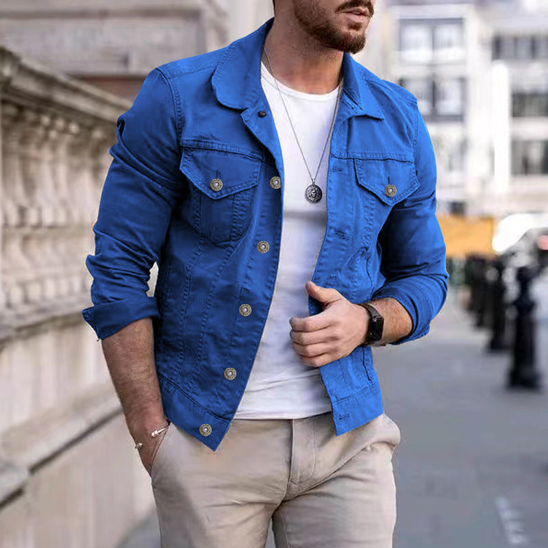 Klassische Herren Jeansjacke: robust und elegant