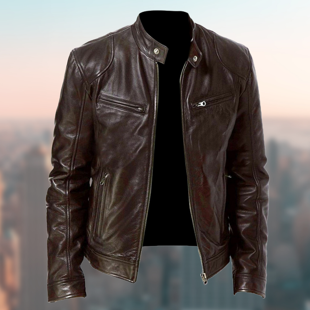 Edle Herren Lederjacke in hoher Qualität