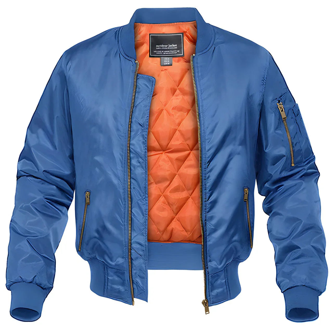 Leoprint Herren Bomberjacke im Piloten-Stil