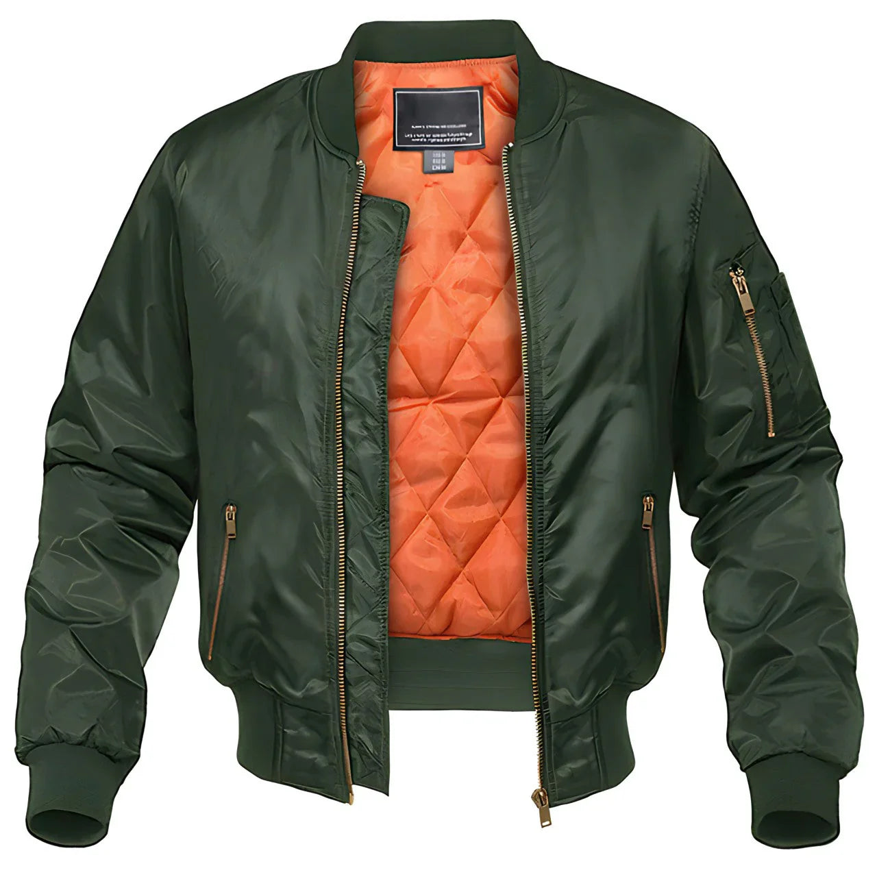Leoprint Herren Bomberjacke im Piloten-Stil