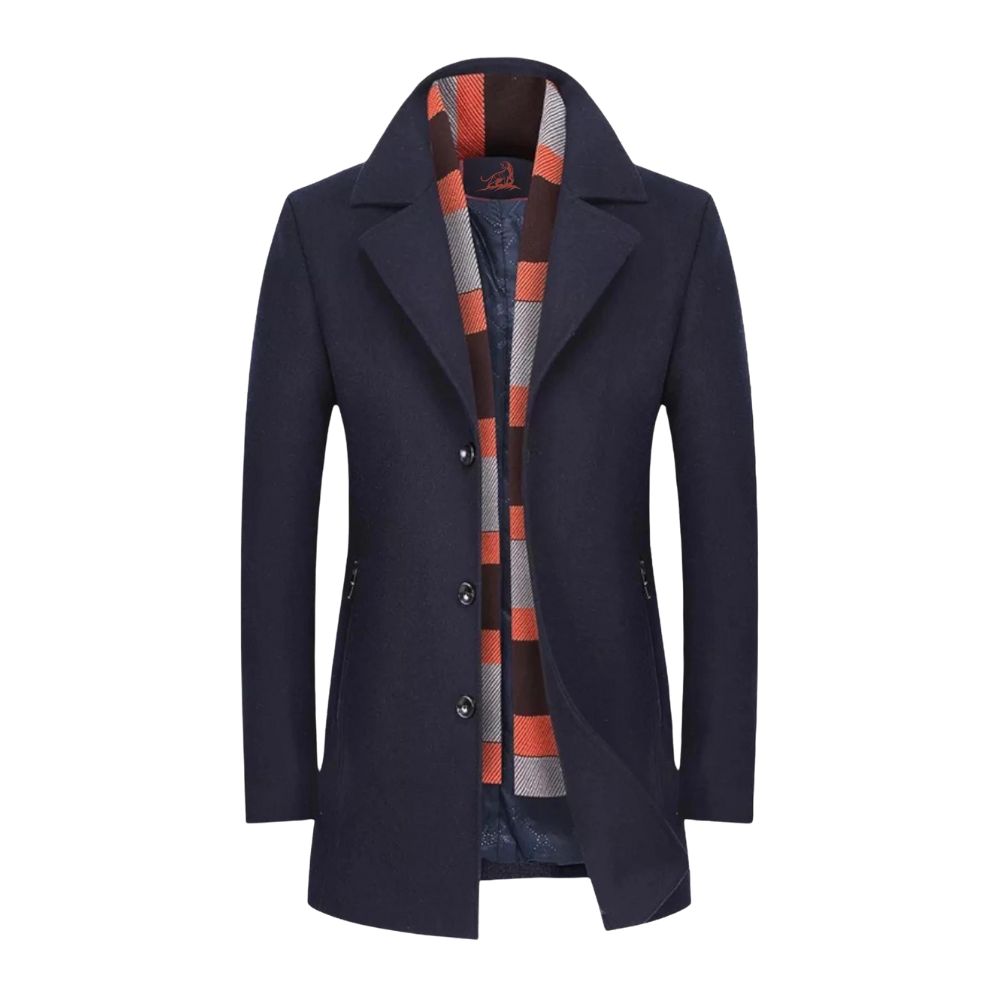 Stilzeits | Eleganter Mantel mit Reverskragen für Herren