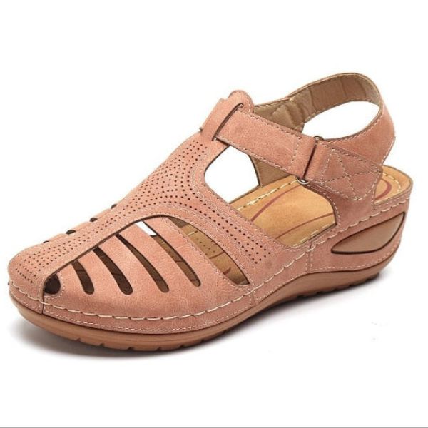 Vintage Leder-Orthopädiesandalen Mele