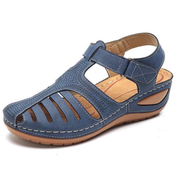 Vintage Leder-Orthopädiesandalen Mele