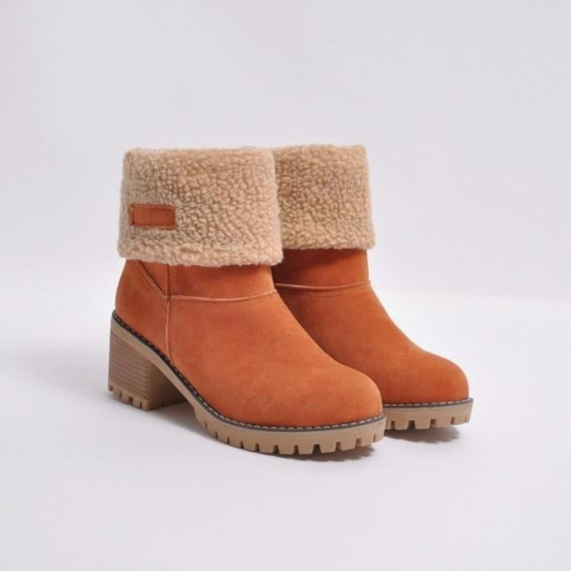 Winter-Warmstiefel mit Futter für Damen