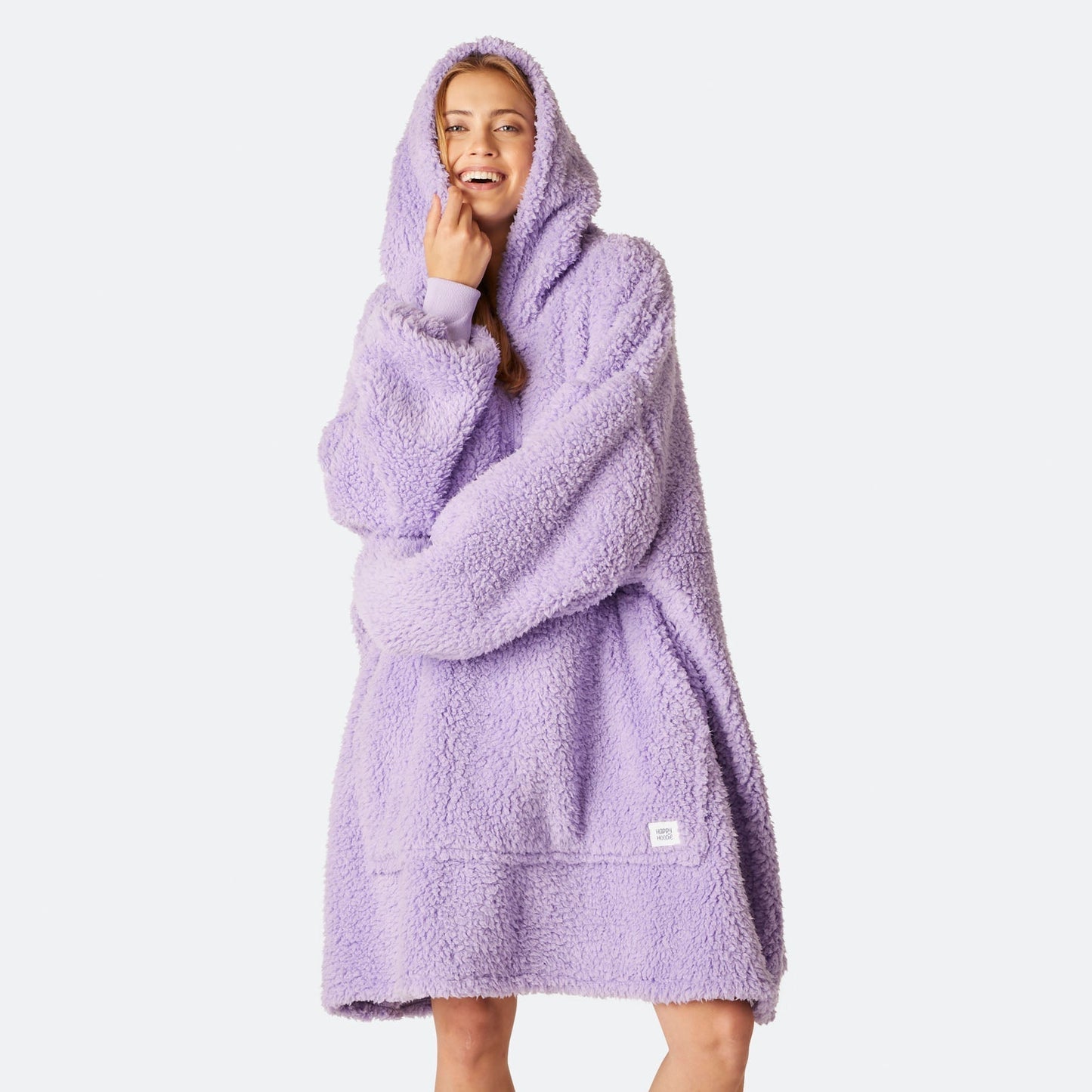 Lila Sherpa HappyHoodie - Stilzeits