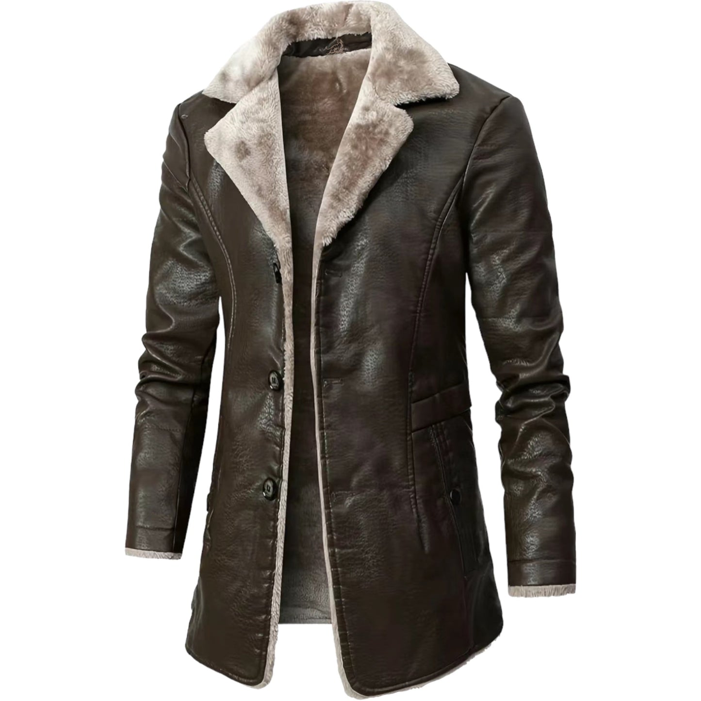 Klassische Herren Lederjacke