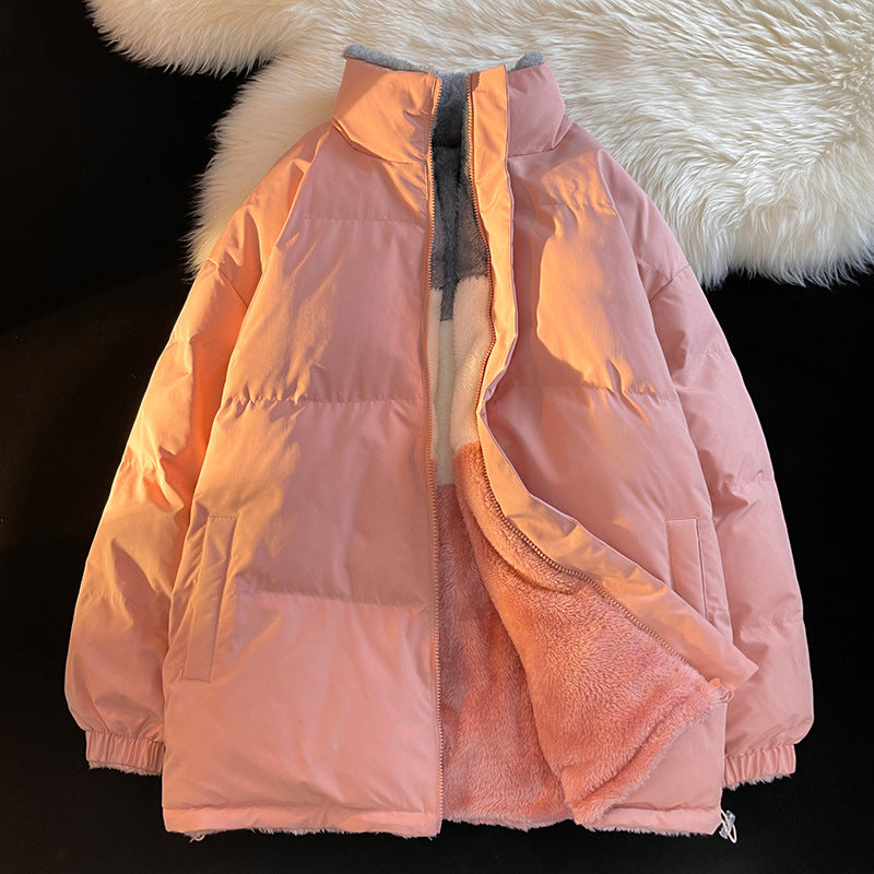 Damen Daunenjacke mit weichem Innenfutter und hohem Kragen Stilzeits