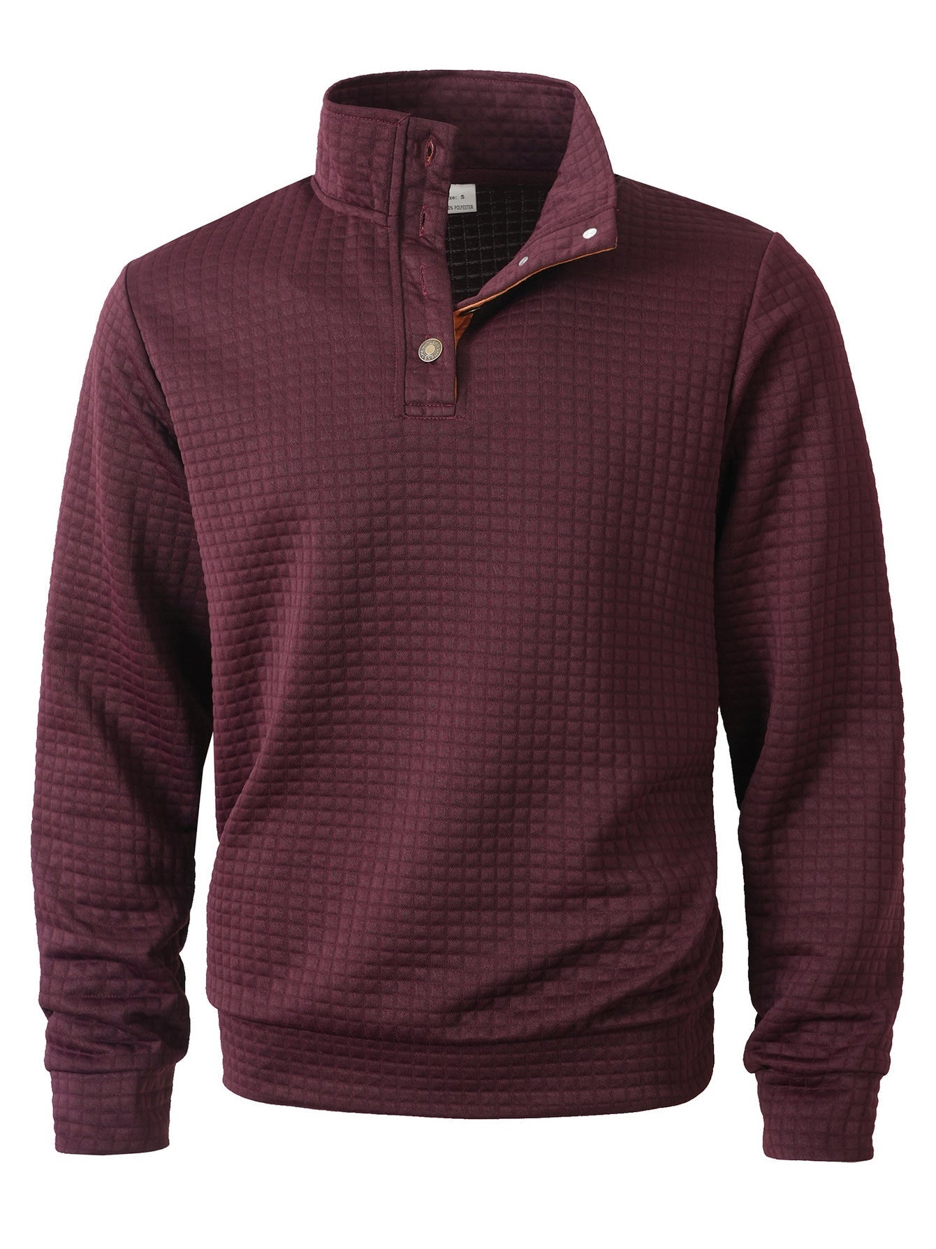 Herren stylischer Pullover mit modischem Stehkragen Stilzeits