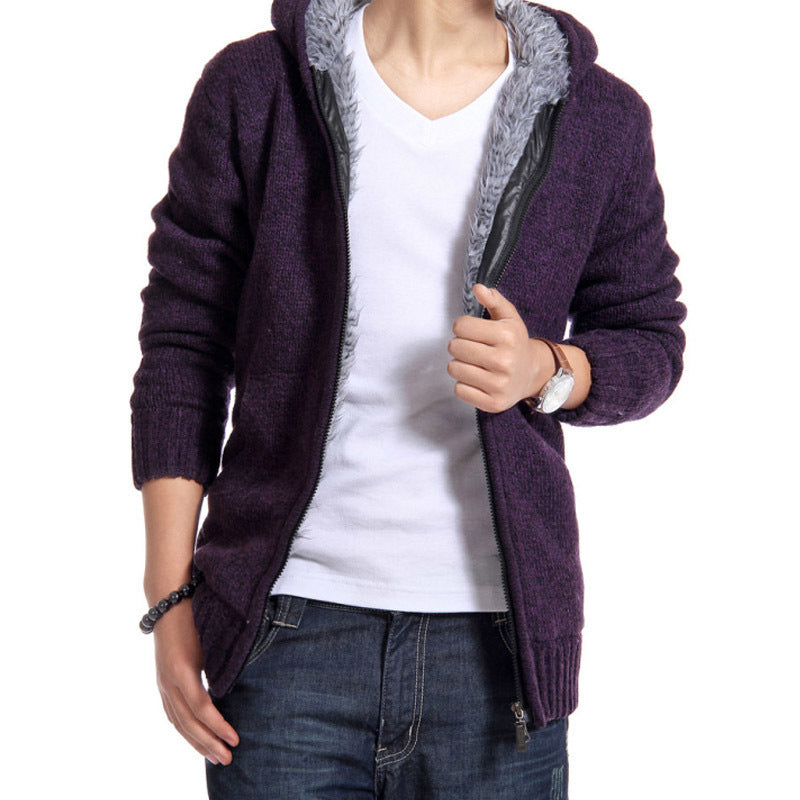 Herren kuschelige Strickjacke mit hochwertigem Innenfutter Stilzeits