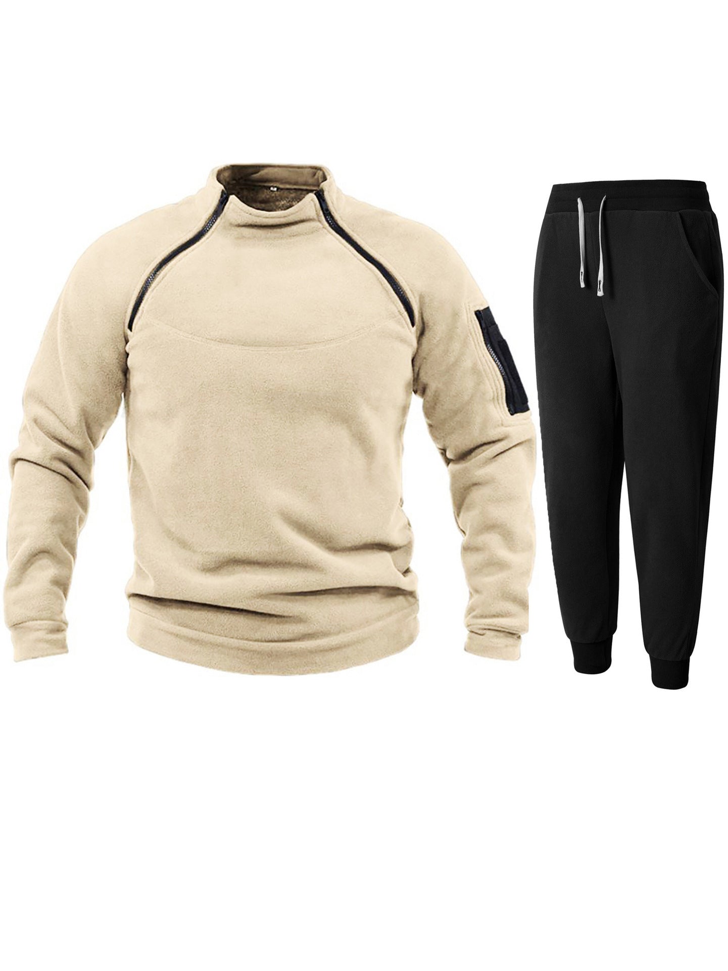 Herren Funktionspullover und Jogginghose Set Stilzeits