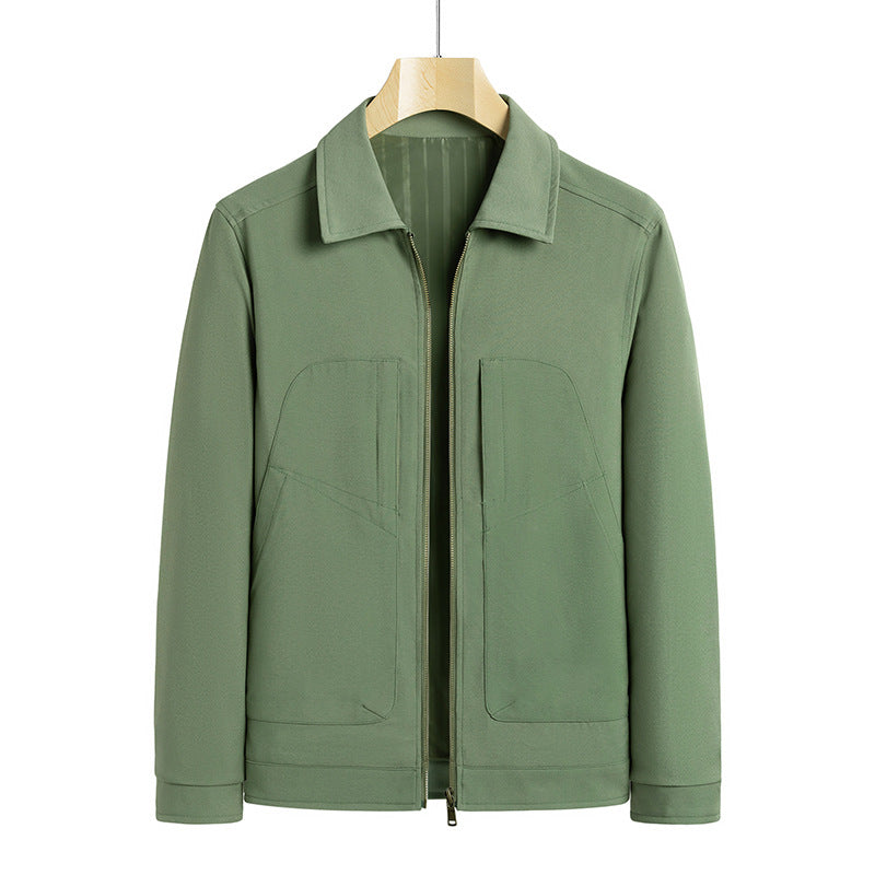 Herren lässige Freizeitjacke mit praktischen Taschen Stilzeits