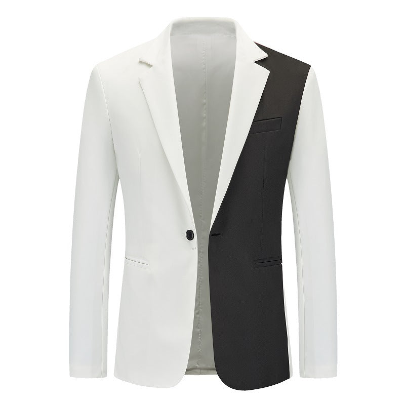 Herren kontrastierender Blazer mit modernem Schnitt Stilzeits