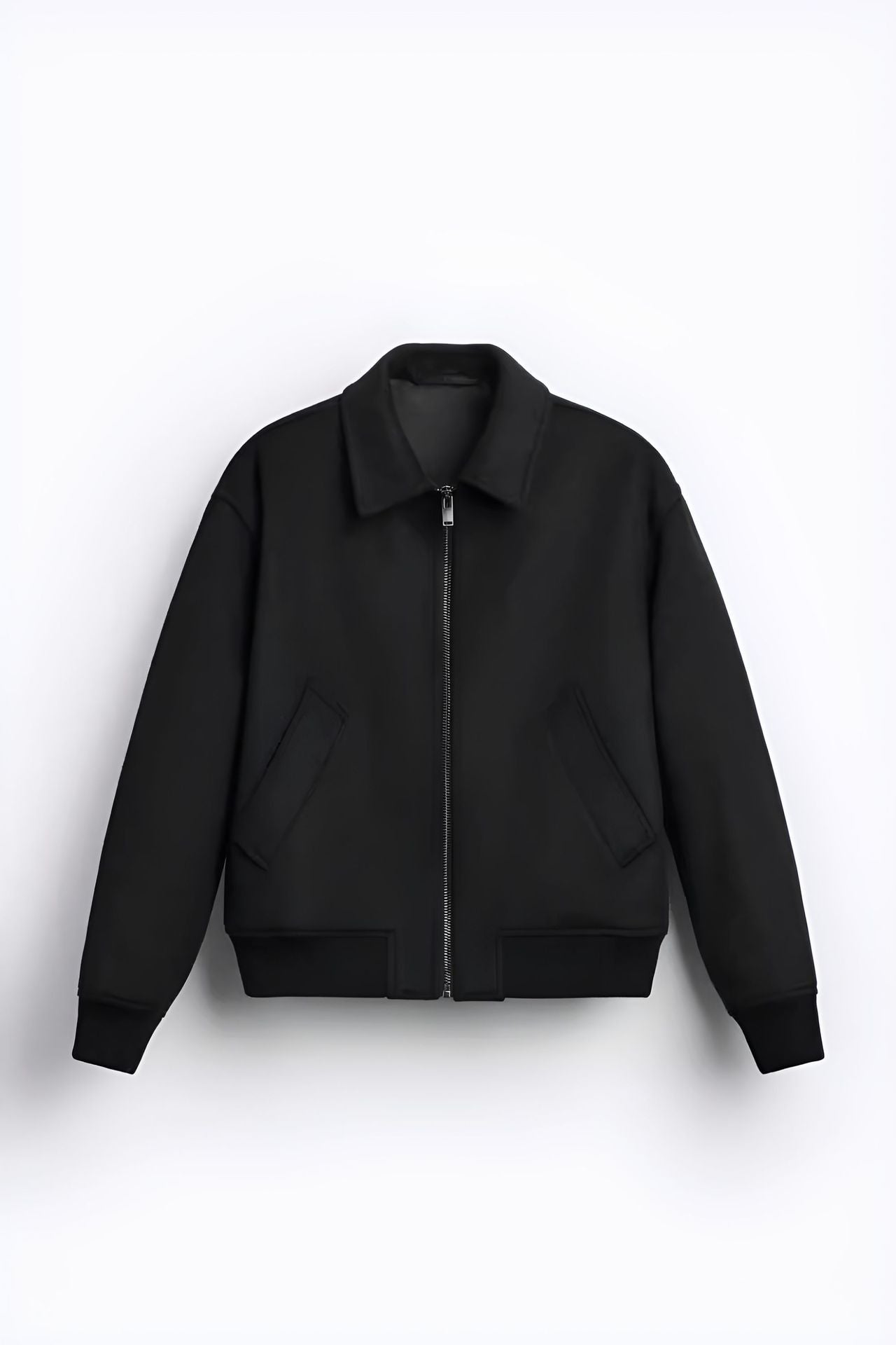 Herren farbenfrohe Fleece-Bomberjacke mit seitlichen Taschen Stilzeits