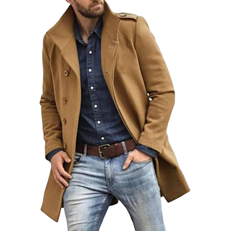 Herren klassischer Trenchcoat mit modernem Schnitt Stilzeits