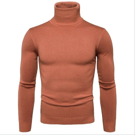 Herren eleganter Rollkragenpullover aus feiner Merinowolle Stilzeits