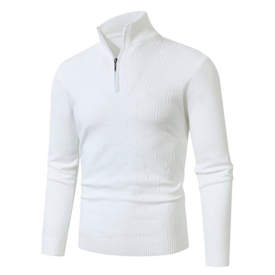 Herren Strickpullover mit modernem Strukturmuster Stilzeits