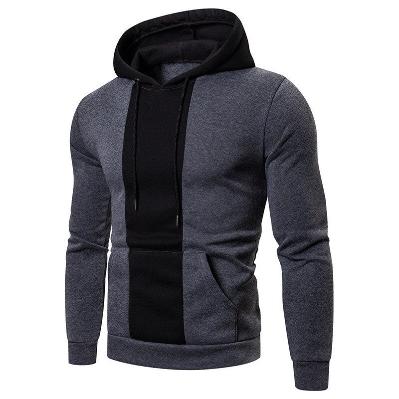 Herren Kapuzenpullover mit modernem Farbblock-Design Stilzeits