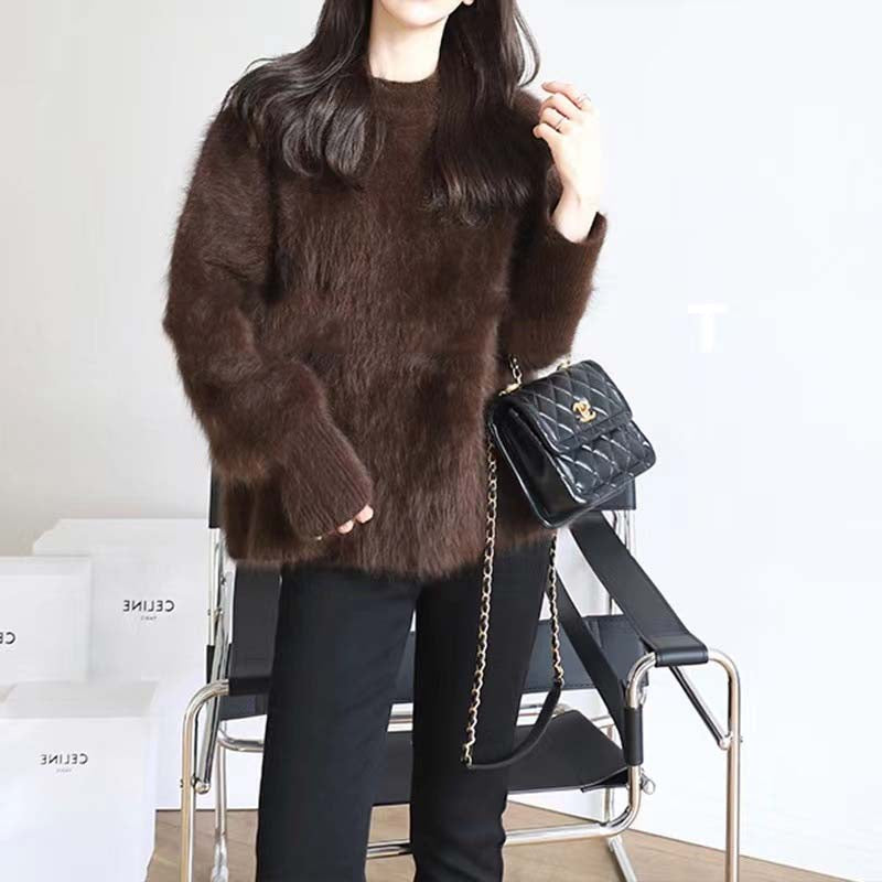 Stilzeits | Weicher Strickpullover Mohair Luxuriöser Komfort