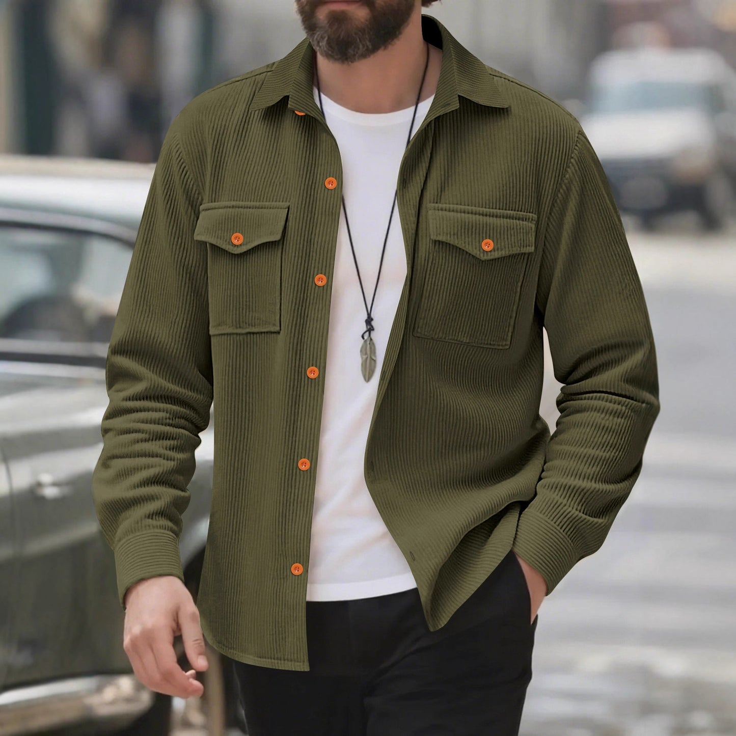 Herren dünnes Karohemd Stilzeits