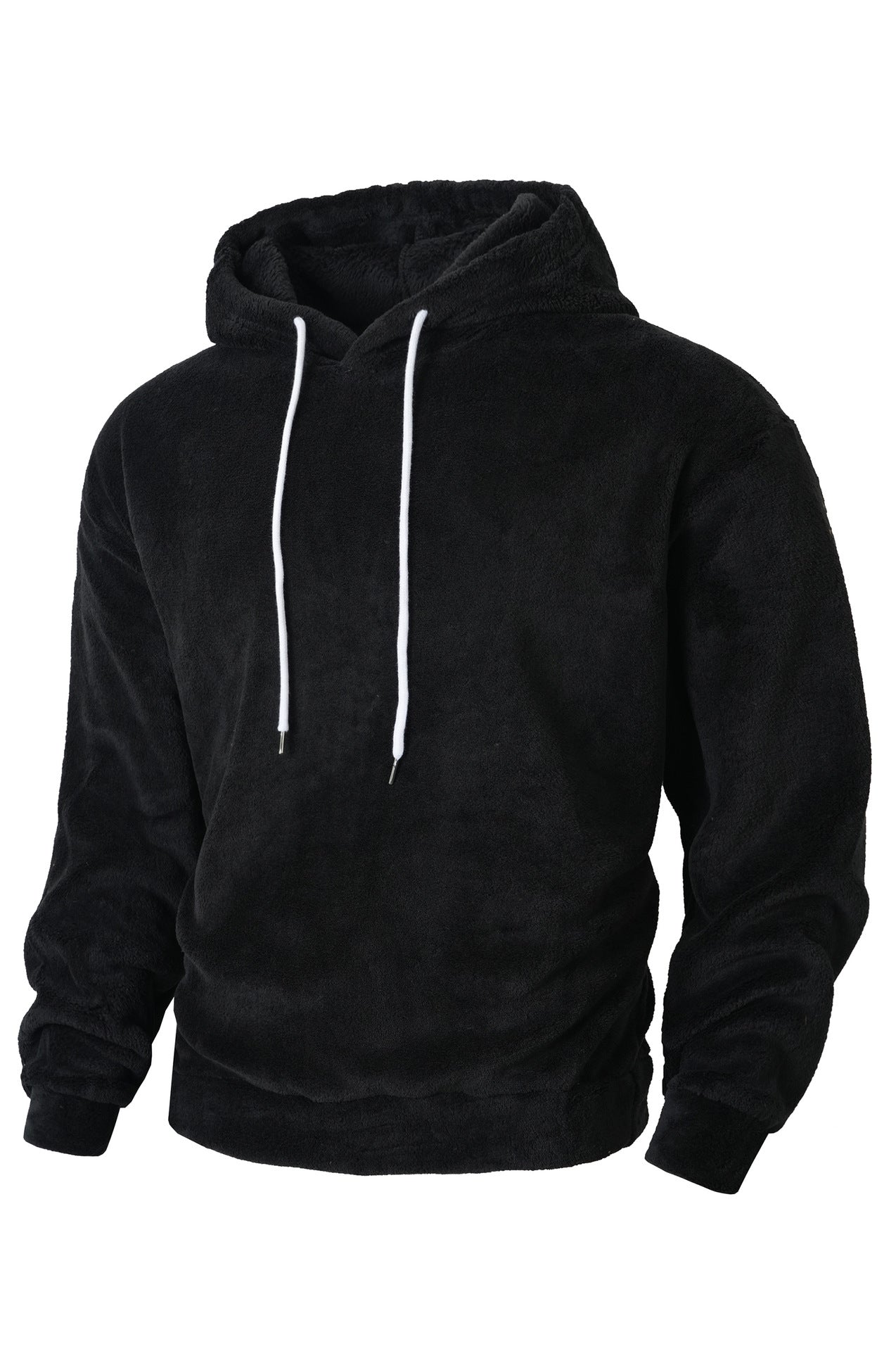Herren Kuscheliger Fleece-Hoodie mit Kordelzug Stilzeits