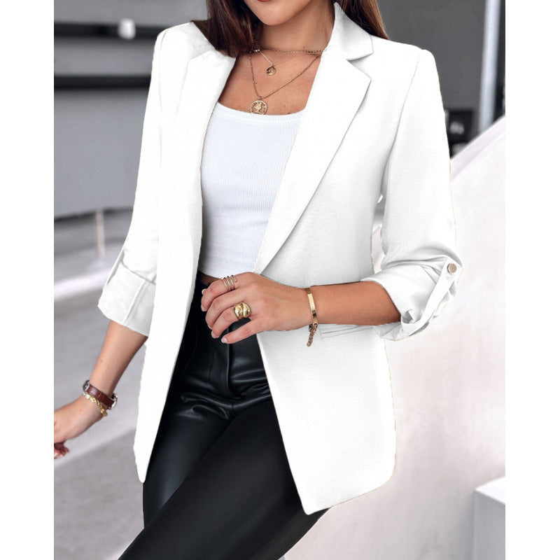 Damen elegante Blazerjacke mit modischem Schnitt Stilzeits