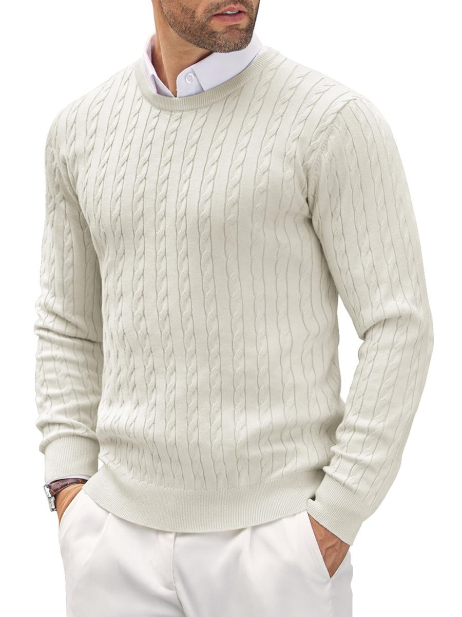 Herren Strickpullover mit Fischgratmuster Stilzeits