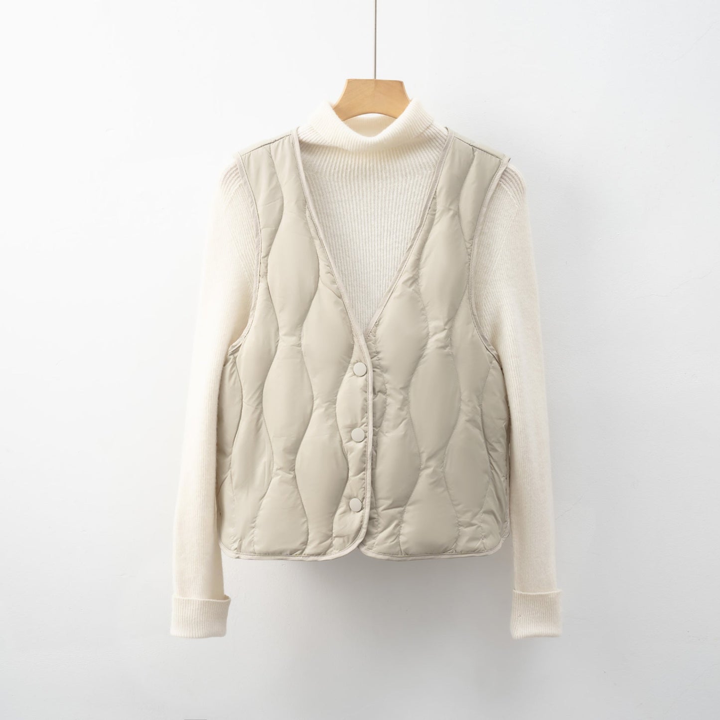 Damen gesteppte Weste mit praktischen Taschen und modernem Schnitt Stilzeits