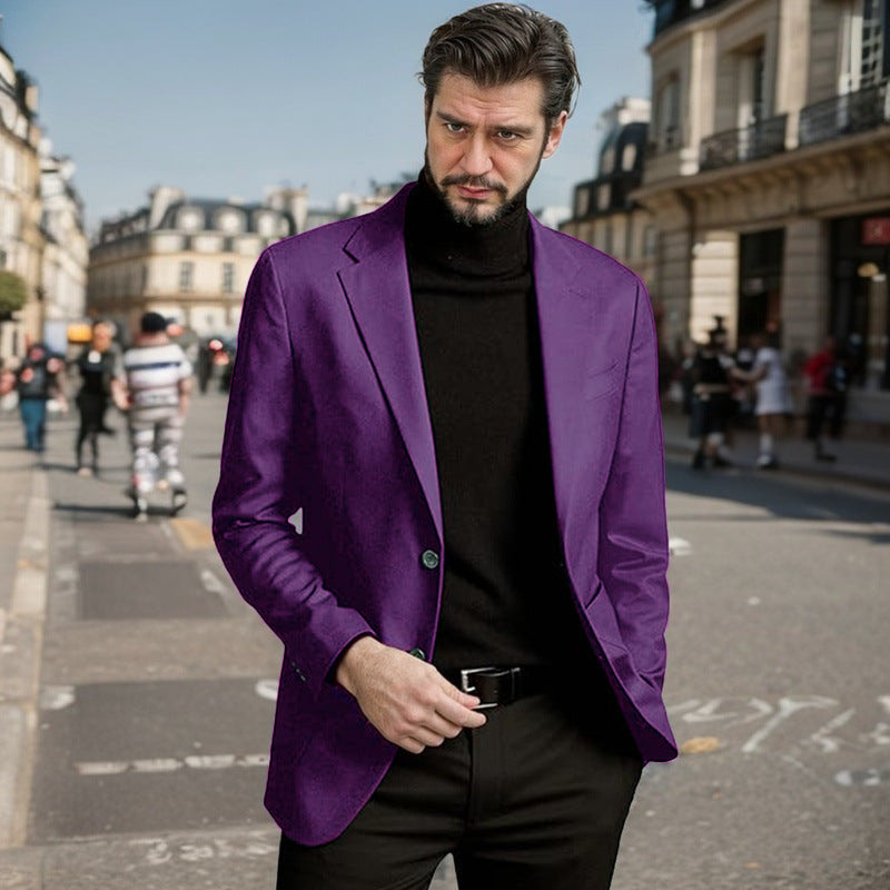 Herren Eleganter Einreiher-Blazer Stilzeits