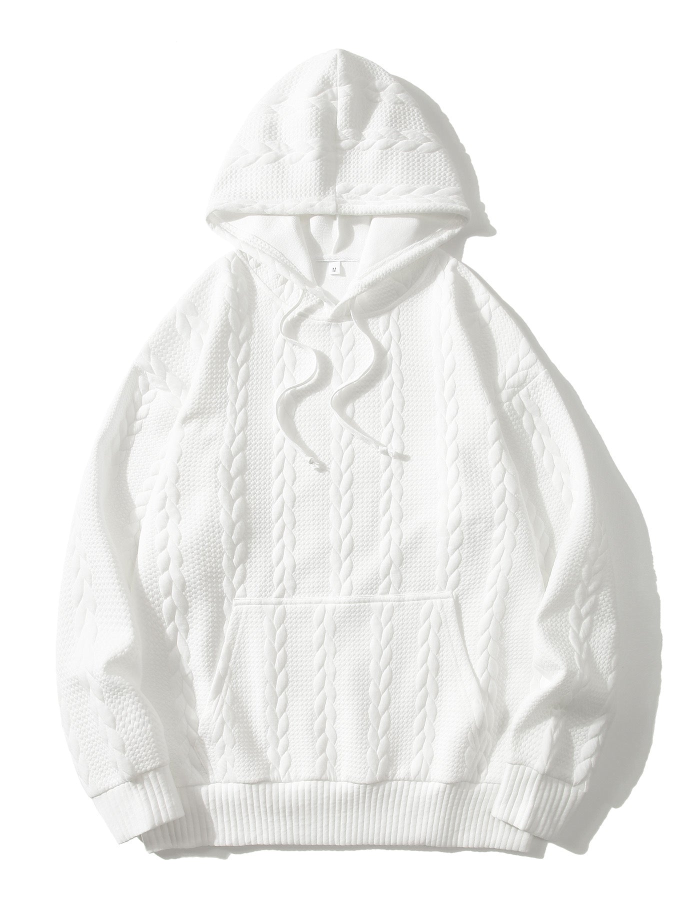 Herren Kapuzenpullover mit strukturiertem Muster Stilzeits