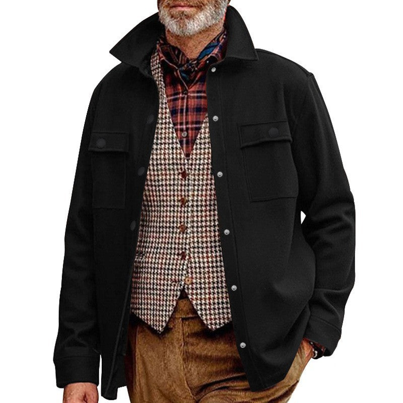 Herren lässige Outdoor-Jacke mit praktischen Taschen und modernem Schnitt Stilzeits