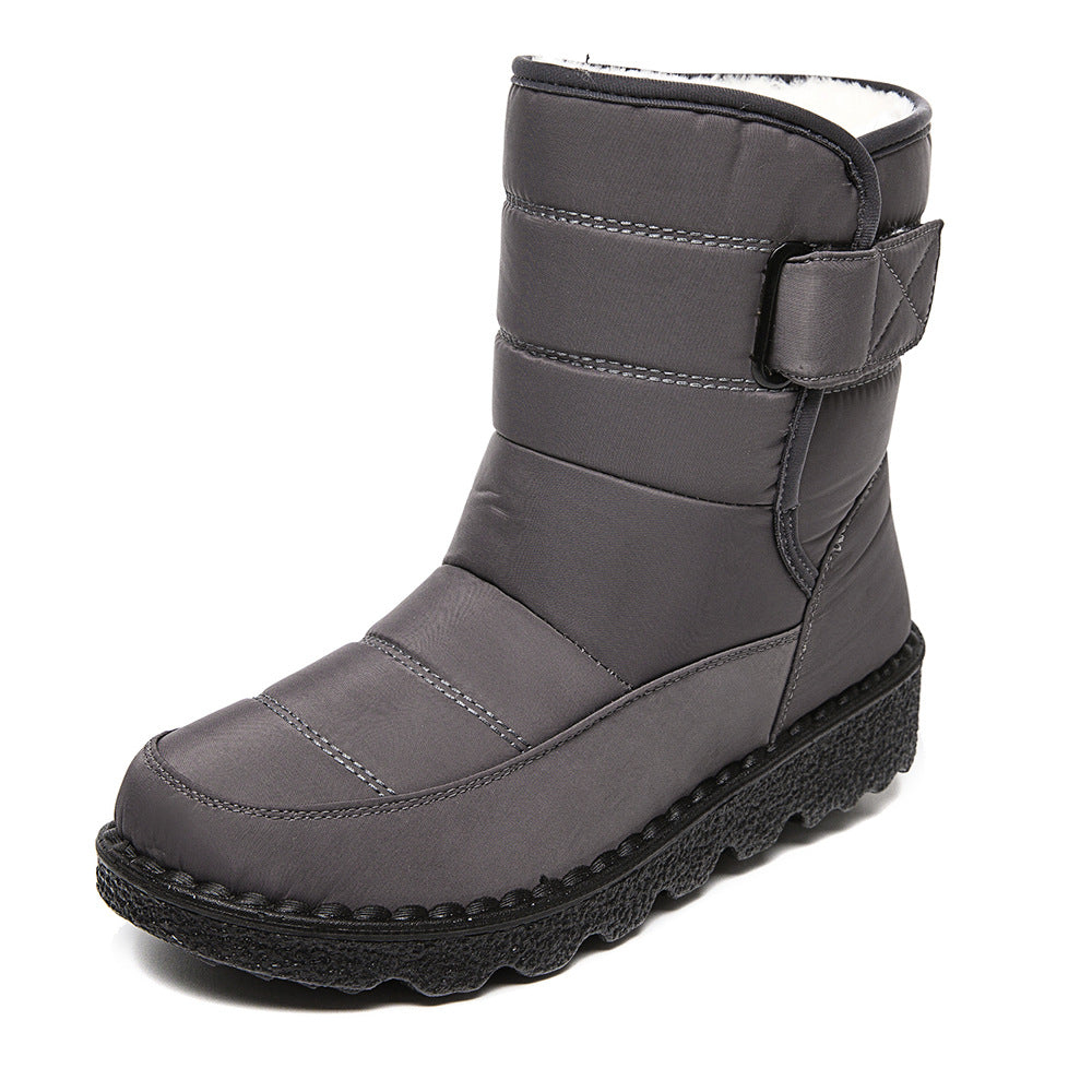 Stilzeits | Wasserdichte High-Top Slip-On Schneestiefel