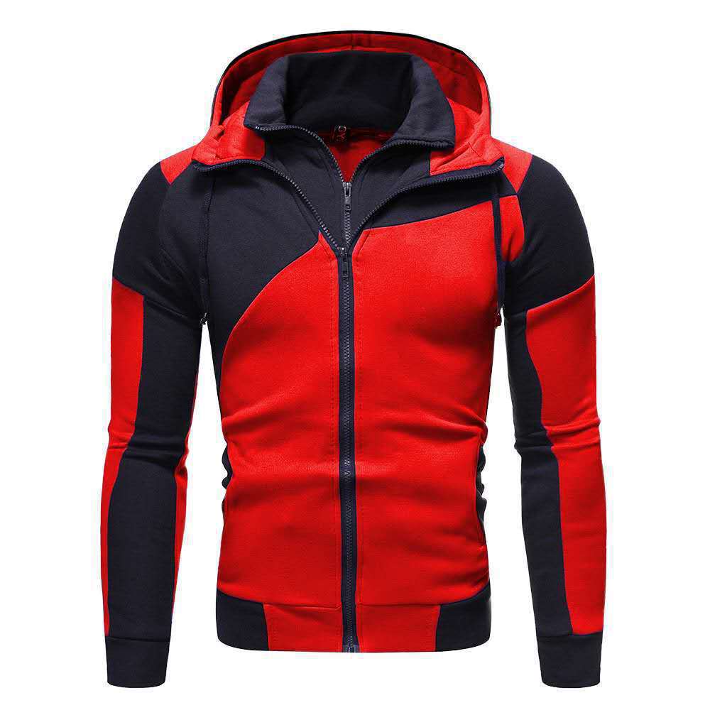 Herren funktionale Sportjacke mit hohem Kragen Stilzeits