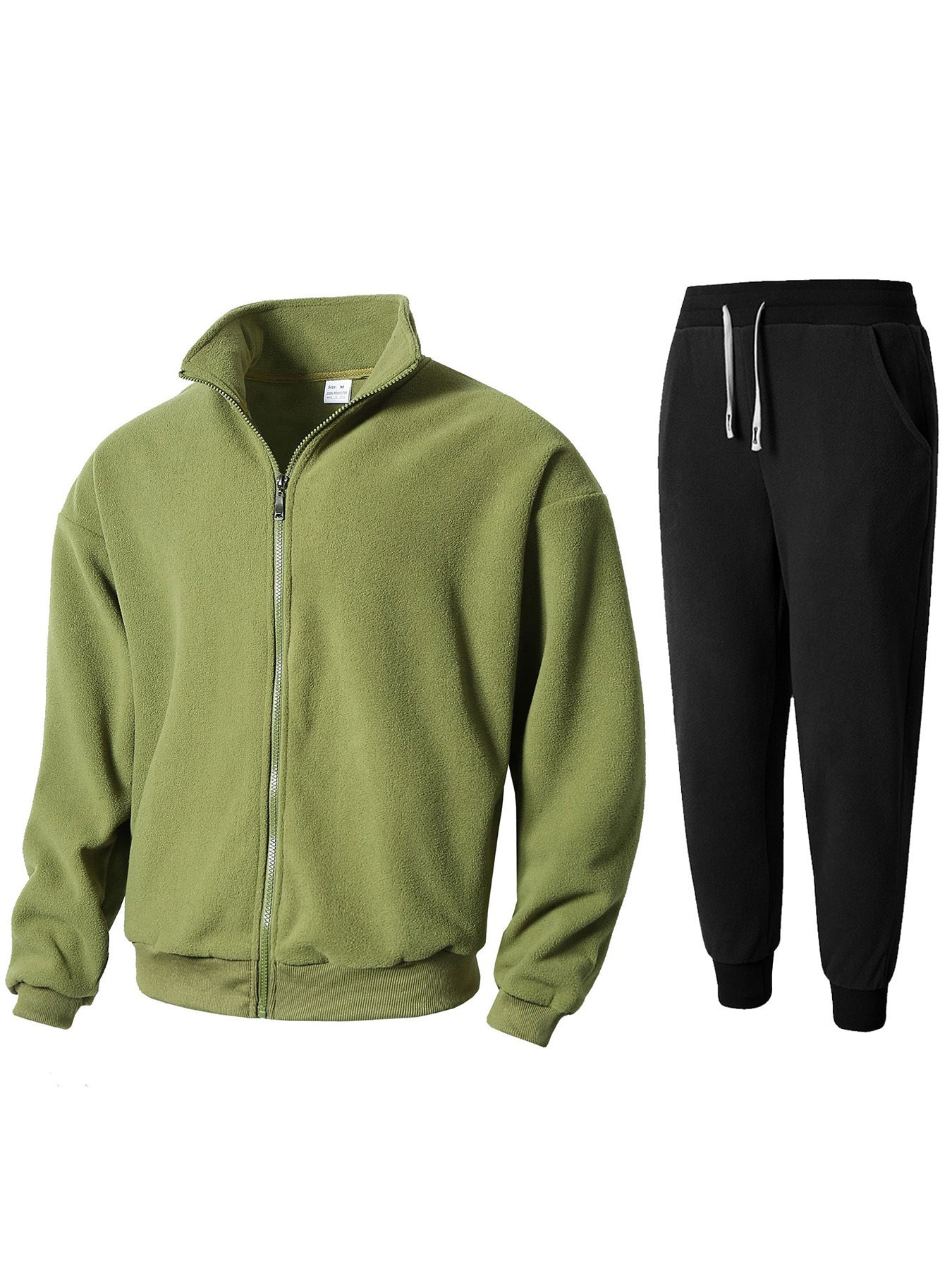Herren Fleecejacke und Jogginghose Set Stilzeits